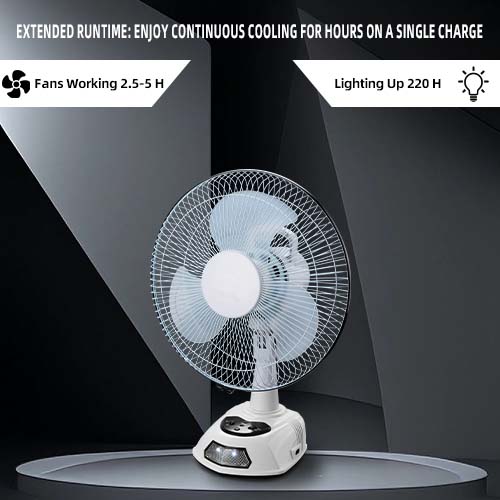 Rechargeable Table Fan Function