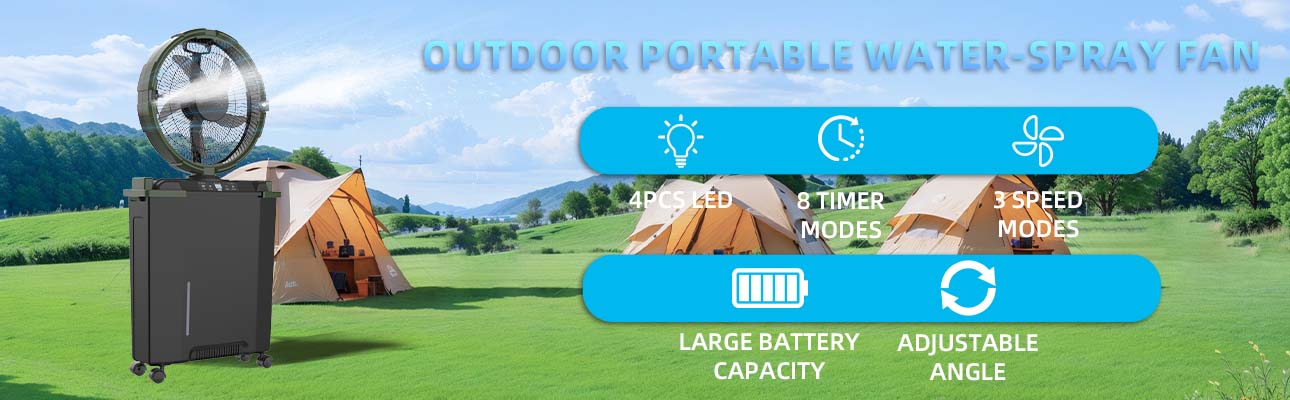 Rechargeable Mist Fan