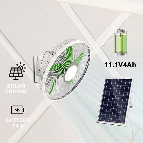 Portable rechargeable fan