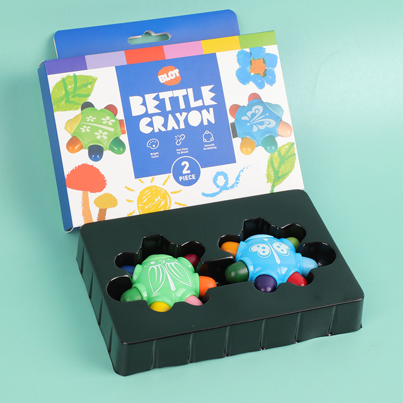 Crayones Bettle para niños, 12 colores