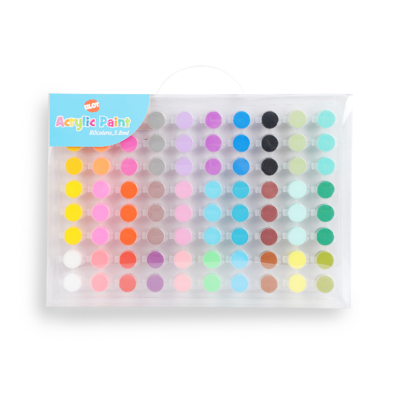 Acryl-Farbtopf-Set, 13 ml, 18-teilig, Mini-Aufbewahrungsbehälter für Acrylfarbe mit Deckel