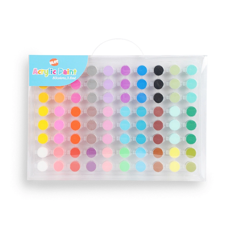 Acryl-Farbtopf-Set, 13 ml, 18-teilig, Mini-Aufbewahrungsbehälter für Acrylfarbe mit Deckel
