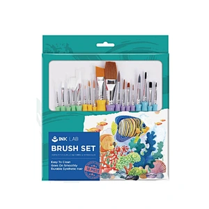 10-teiliges Pinsel-Set, Nylonhaarpinsel für Acrylmalerei, Ölgemälde, Aquarellmalerei