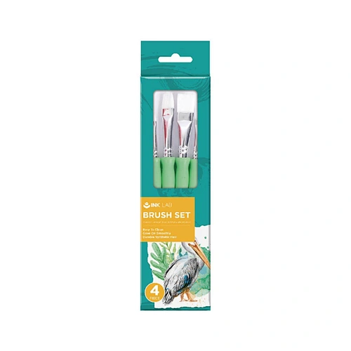 10-teiliges Pinsel-Set, Nylonhaarpinsel für Acrylmalerei, Ölgemälde, Aquarellmalerei