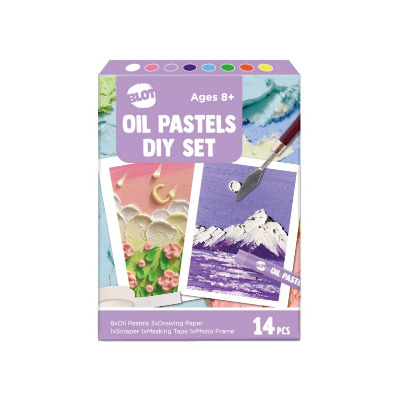 Ölpastelle, 14-teiliges Pastell-Kunstbedarf-Set