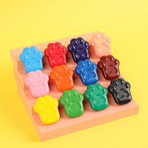 Cat Paws Crayons for Kids, 12 Colors