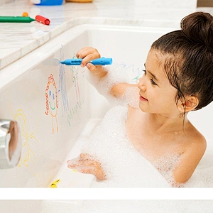 Crayones para bañera, juego de 10 colores, flotan en el agua, no tóxicos, seguros para niños