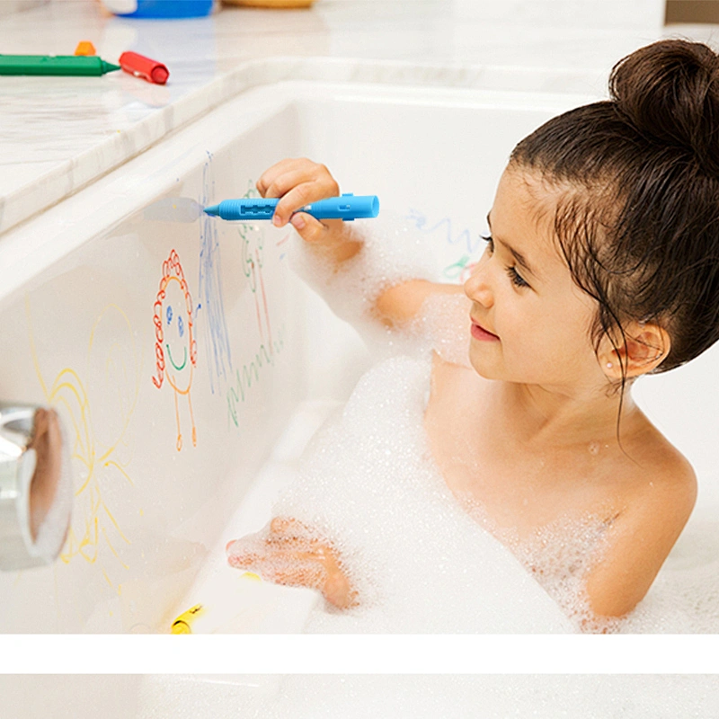Crayones para bañera, juego de 10 colores, flotan en el agua, no tóxicos, seguros para niños