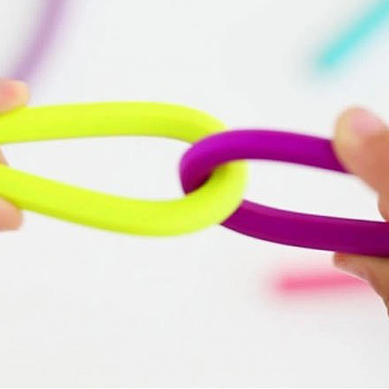 Flexibles Buntstiftset für Kinder, dreieckiger Schaft, 6 Farben