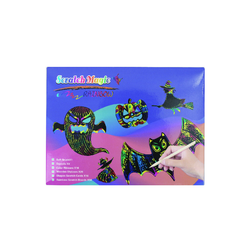 Scratch Art untuk Anak-Anak, Kertas Gores Ajaib