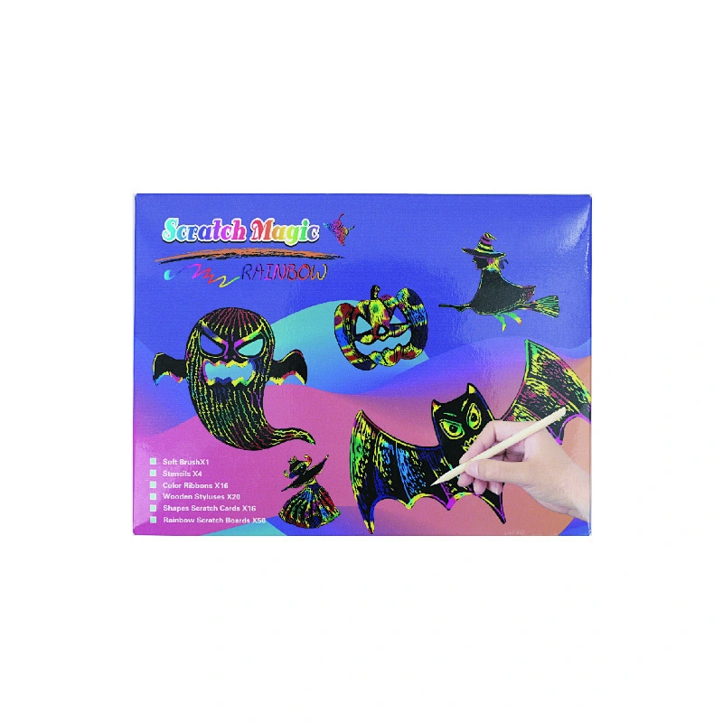 Scratch Art untuk Anak-Anak, Kertas Gores Ajaib