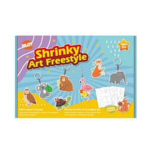 Kit de láminas de plástico termorretráctil para llaveros, Shrinky Dinks incluye 6 papeles de película retráctil