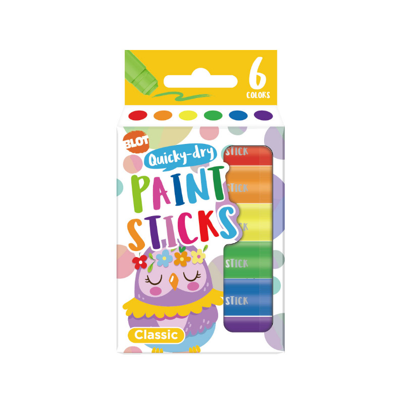 Farbstifte, 6 klassische/6 metallische/6 neonfarbene Farben, schnell trocknend