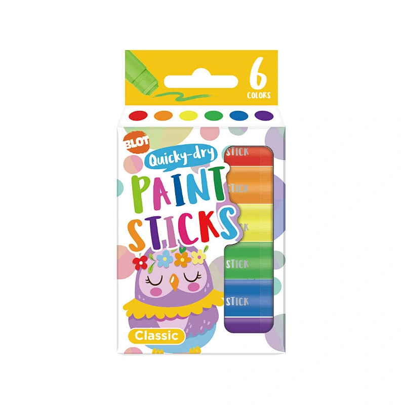 Farbstifte, 6 klassische/6 metallische/6 neonfarbene Farben, schnell trocknend