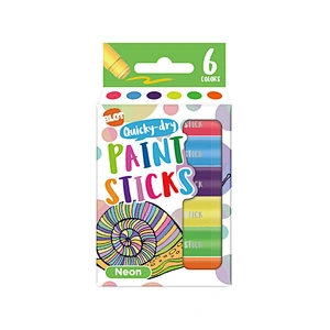 Farbstifte, 6 klassische/6 metallische/6 neonfarbene Farben, schnell trocknend