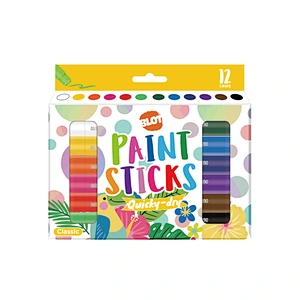 Stik Cat, 6 Klasik/6 Metalik/6 Warna Neon, Cepat Kering