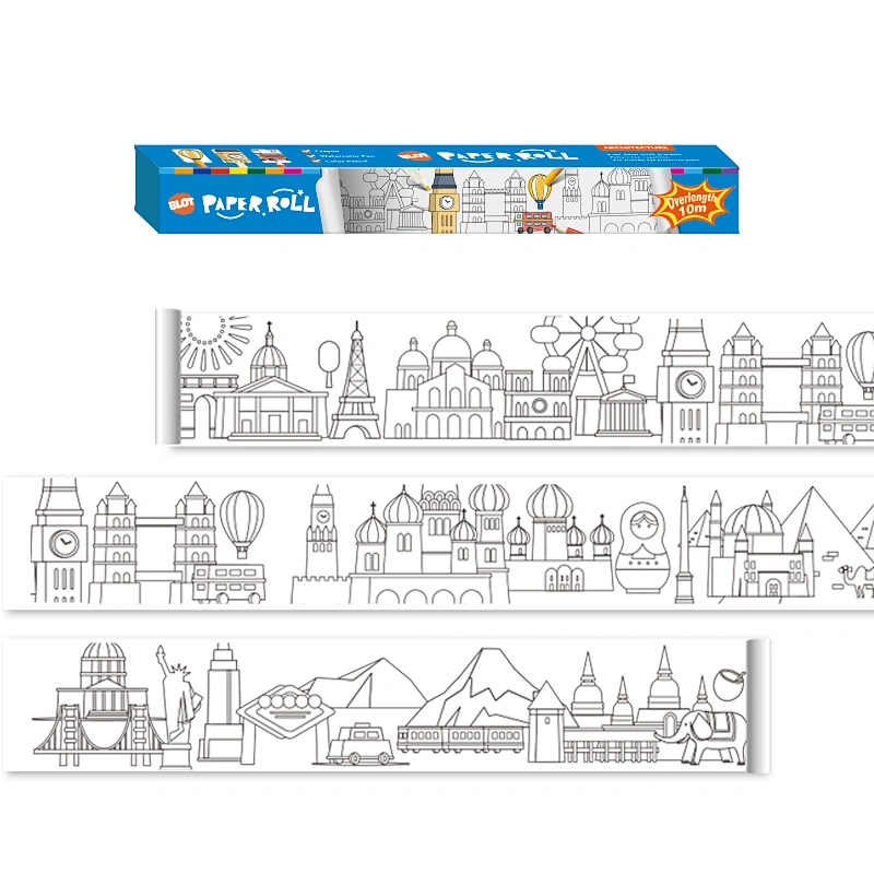 Kids Drawing Paper Roll, Overlength 10M