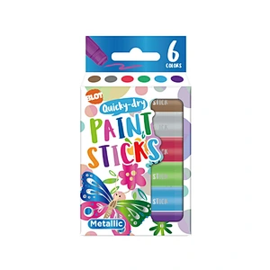 Stik Cat, 6 Klasik/6 Metalik/6 Warna Neon, Cepat Kering