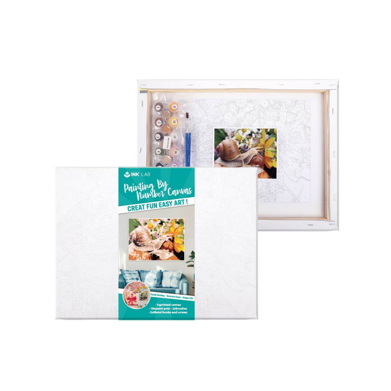 Painting by Number Kits, Framed Canvas, for Adults and Kids Beginner