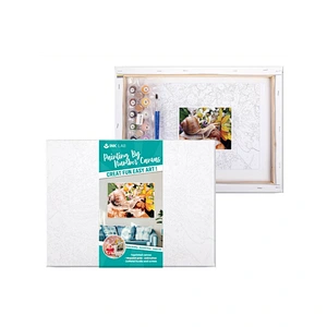 Painting by Number Kits, Framed Canvas, for Adults and Kids Beginner