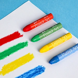 Soild Oil Pastels Set, 36 Assorted Colors, Basic Color/Macaron Color