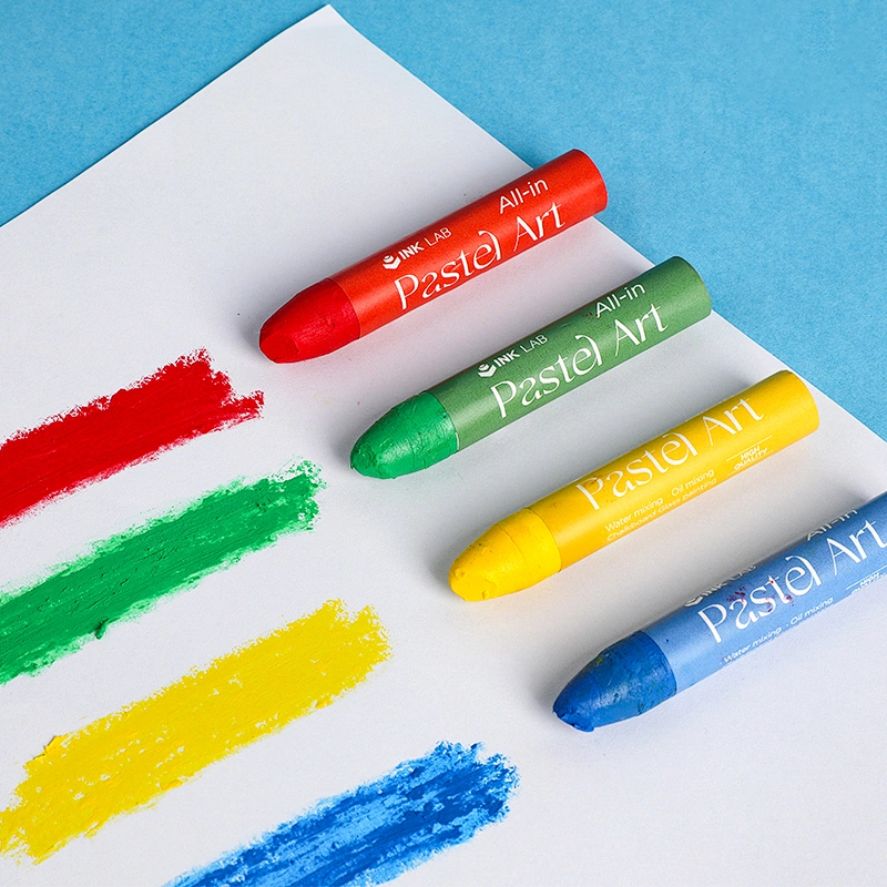 Soild Oil Pastels Set, 36 Assorted Colors, Basic Color/Macaron Color