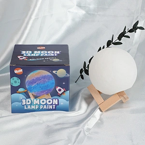 Paint Your Own Moon Lamp Kit, Make DIY Moon Night Light
