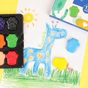Cat Paws Crayons for Kids, 12 Colors