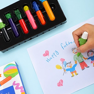 Clown Crayons for Kids, 12 Colors