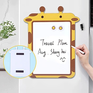 Giraffe Magnetic Dry Erase Board for Fridge, Small Refrigerator Whiteboard