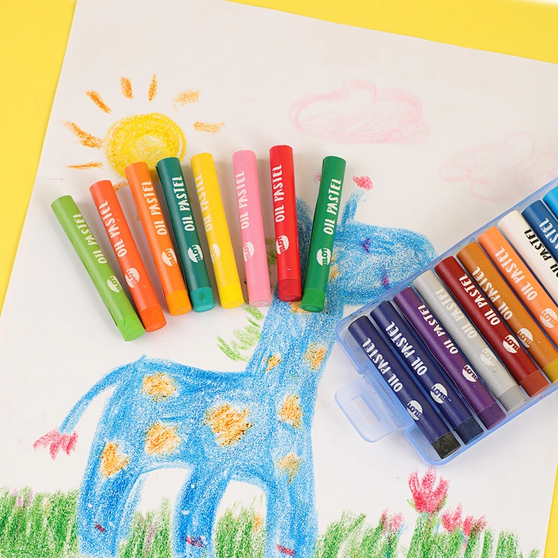 Oil Pastels Set of 12 Colors, Pastels Art Supplies for Artisits and Kids