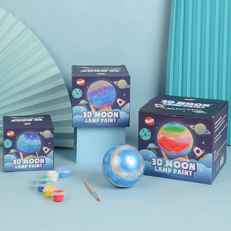 Paint Your Own Moon Lamp Kit, Make DIY Moon Night Light