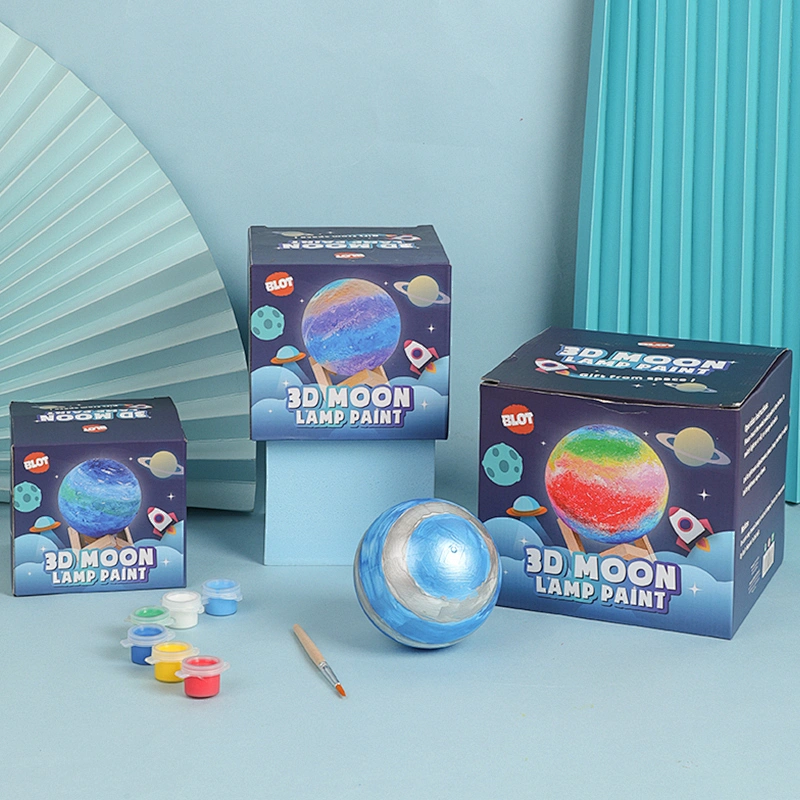 Paint Your Own Moon Lamp Kit, Make DIY Moon Night Light