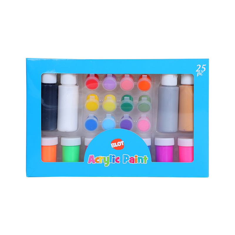 Juego de botes de pintura acrílica, 13ML, 18PCS, Mini recipiente de almacenamiento de pintura acrílica con tapa