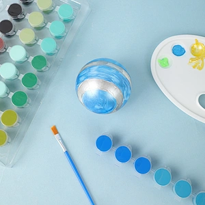 Acryl-Farbtopf-Set, 13 ml, 18-teilig, Mini-Aufbewahrungsbehälter für Acrylfarbe mit Deckel
