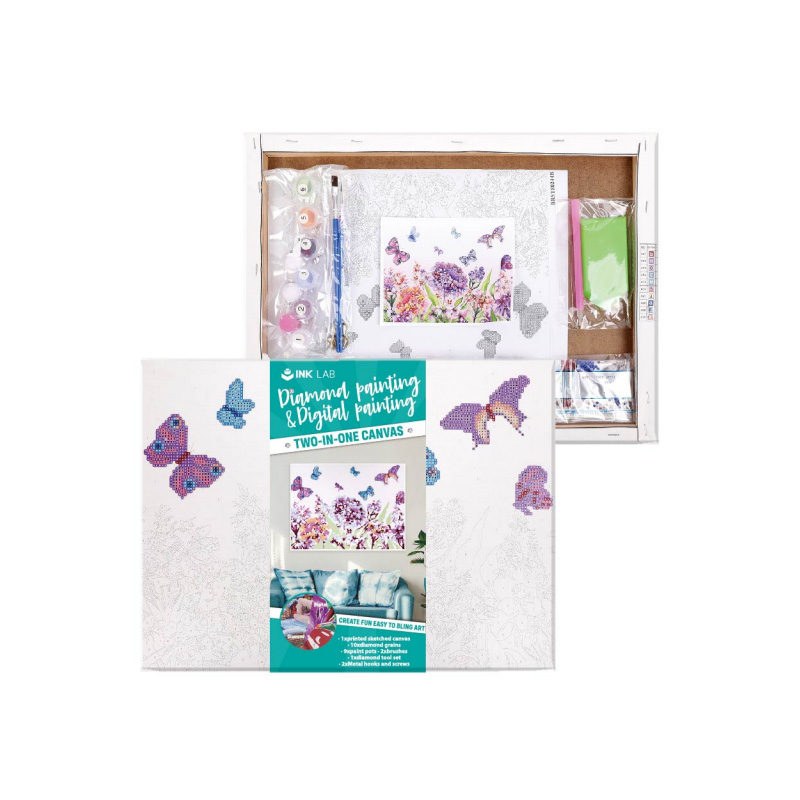 DIY Diamond Painting Kits with Framed Canvas
