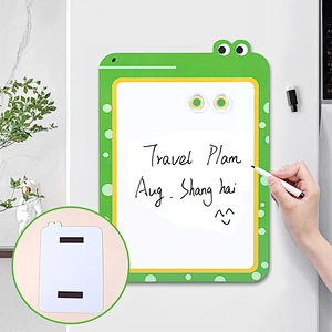 Crocodile Magnetic Dry Erase Board for Fridge, Small Refrigerator Whiteboard