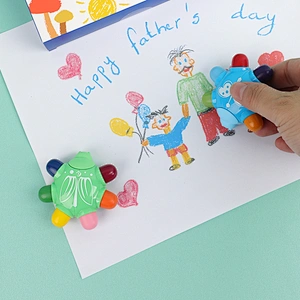 Crayones Bettle para niños, 12 colores