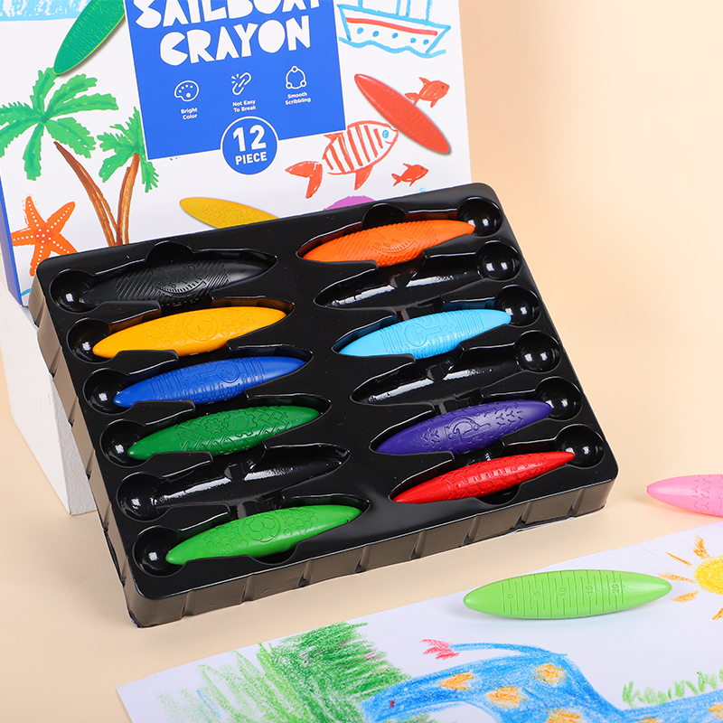 Krayon Bettle untuk Anak-Anak, 12 Warna
