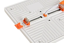 Borderless panel light round