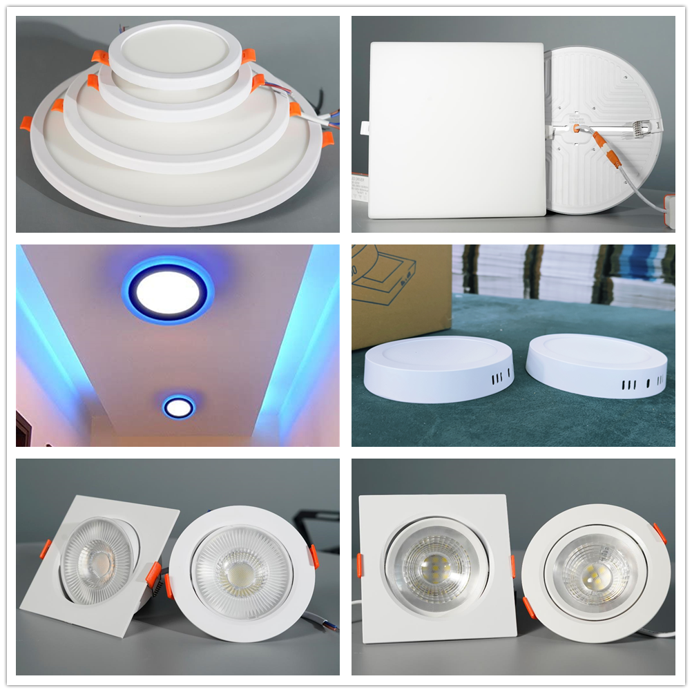 Led panel light.double color round Ceiling Panel Light, LED light,China led manufacture,Haoy
