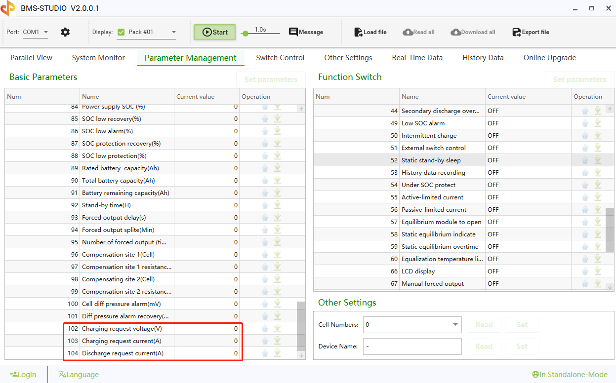 BMS Software