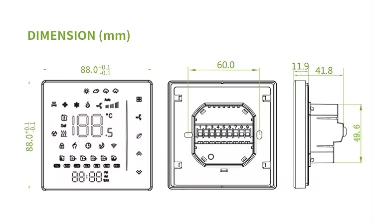 Digital thermostat