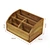 Rustic Wood Desk Organizer