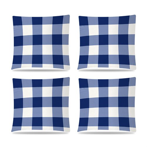 OKSQW 4cps Decorative Pillow covers Linen 18x18 Pillow Covers