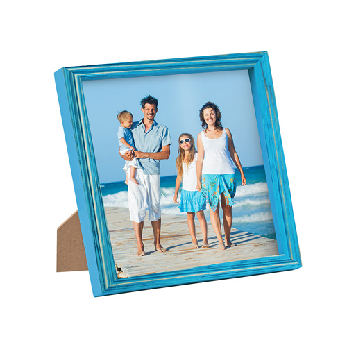 blue picture frames