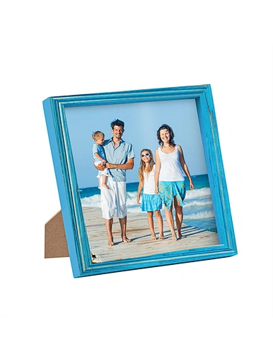 blue picture frames