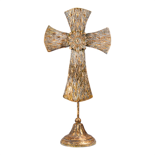 gold stand cross