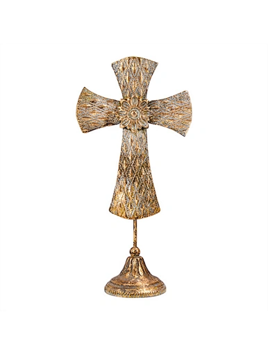 gold stand cross