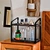 wood desktop storage